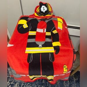 Kids fireman blanket